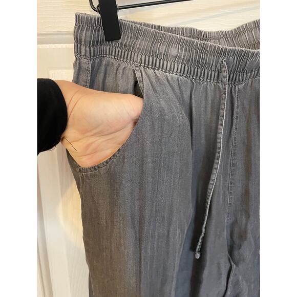 Serra All Lyocell Womens Pants Small Gray Joggers Elastic Waist Drawstring - Picture 4 of 10